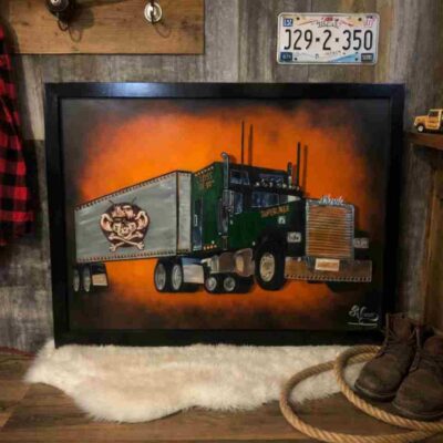 Cadre Trucker en bois