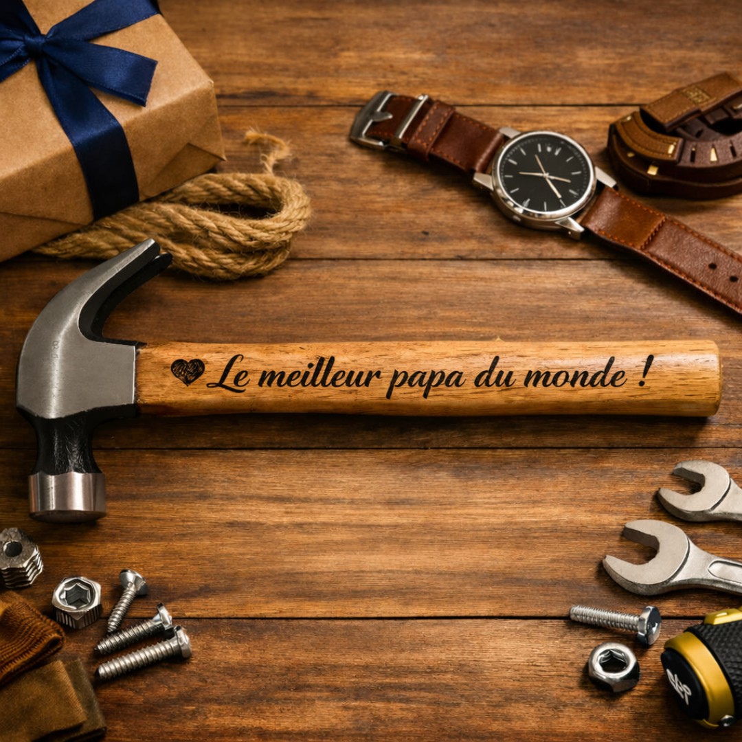 Marteau personnalisé gravé au laser – 16 oz
