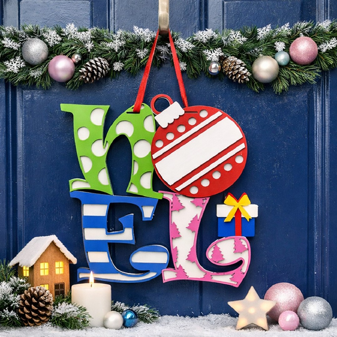 Décoration de Noël en Bois