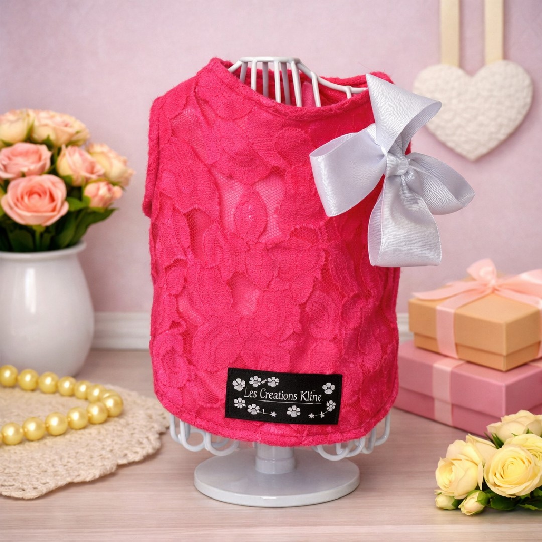 Chandail pour Chien avec Boucle Blanche