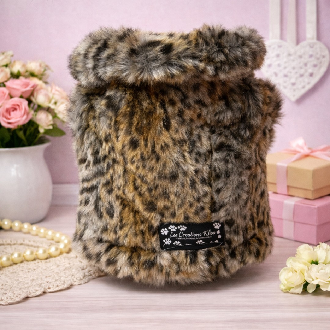 Manteau pour Chien – Aspect Fourrure Style Lynx