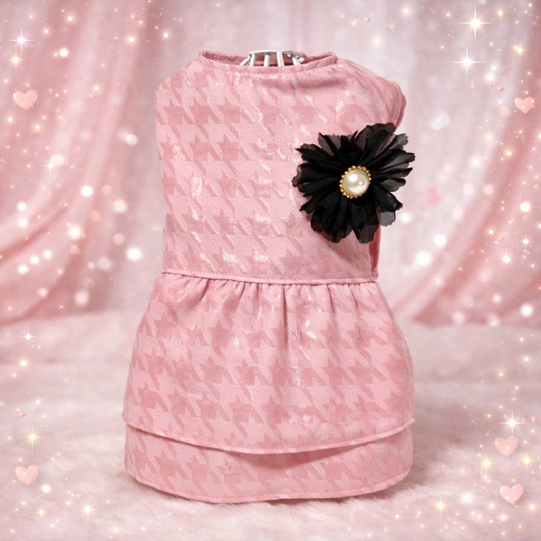 Robe Rose Élégante pour Chien