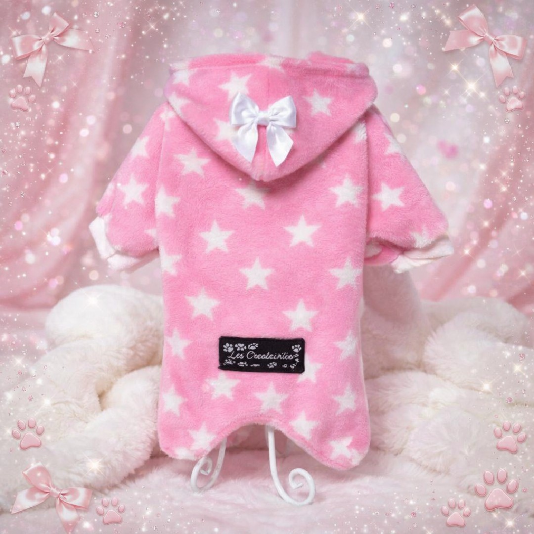 Combinaison/Pyjama Rose pour Chien – Douceur & Style