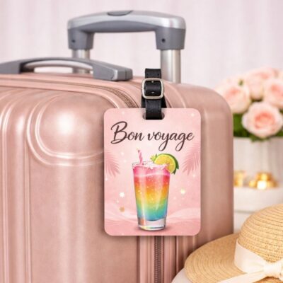 Étiquette À Bagage Photo personnalisée
