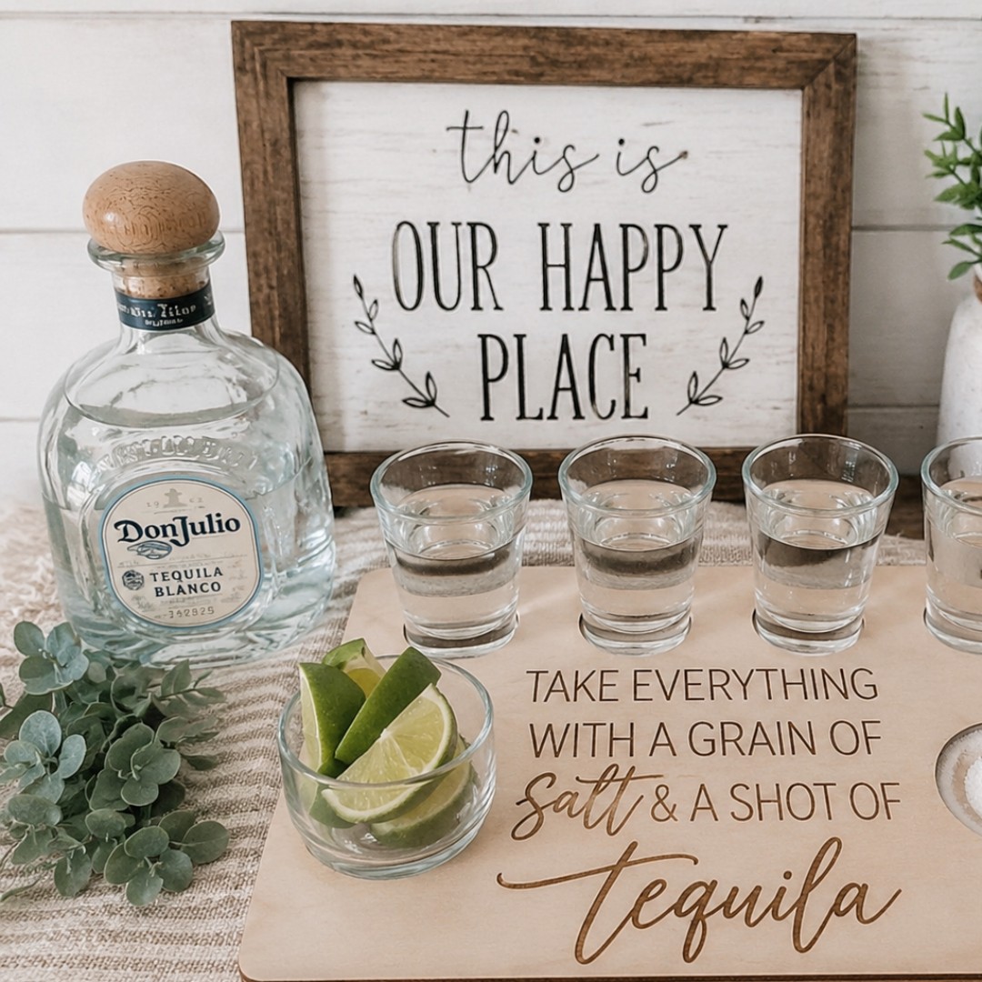 Plateau de service Tequila – Gravure