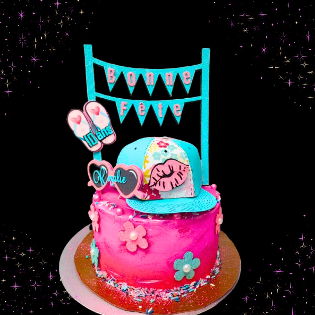The Candyland Personalized Cake Topper