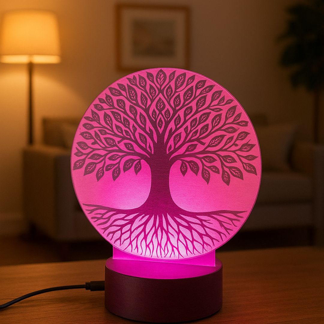 Lampe Illusion 3D Personnalisée – Veilleuse LED Multicolore – Image 3