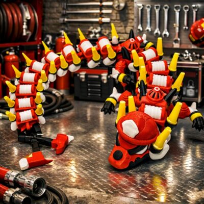 Dragon Thème Pompier – Héros des Flammes !