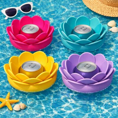  Porte-canette flottant fleur 