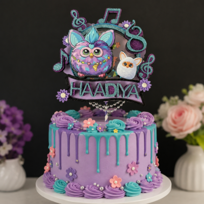 TOPPER POUR GÂTEAU PERSONNALISÉ FURBY