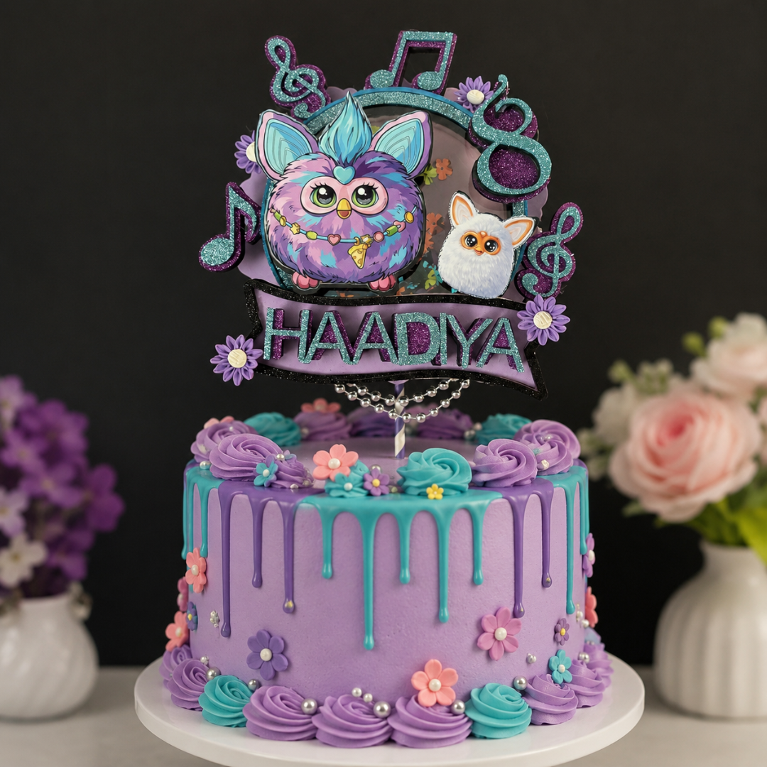 TOPPER POUR GÂTEAU PERSONNALISÉ FURBY