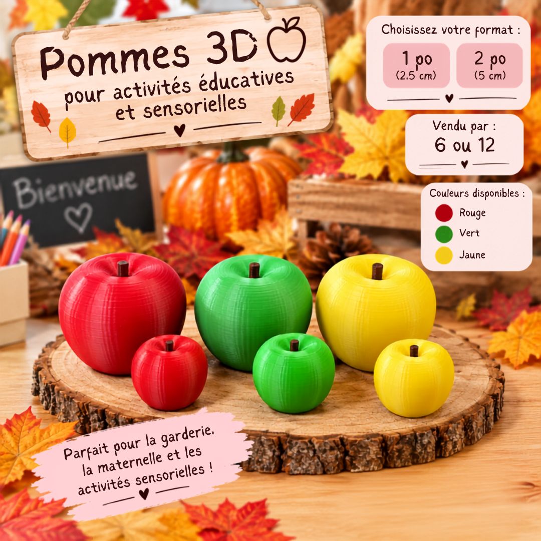Pommettes du Verger 3D