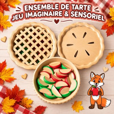 ENSEMBLE DE TARTE – JEU IMAGINAIRE & SENSORIEL