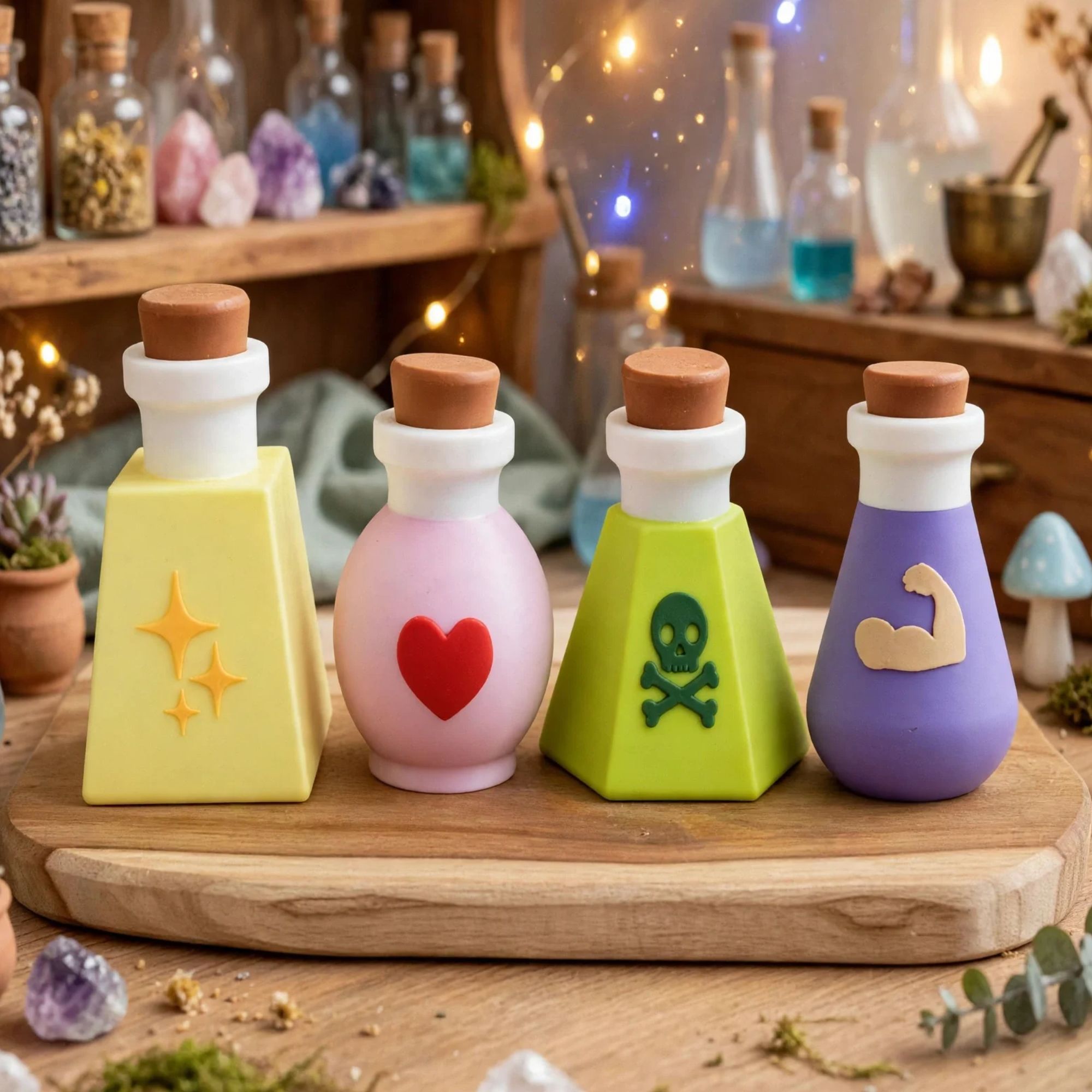 Les 4 Potions des Pouvoirs Enchantés