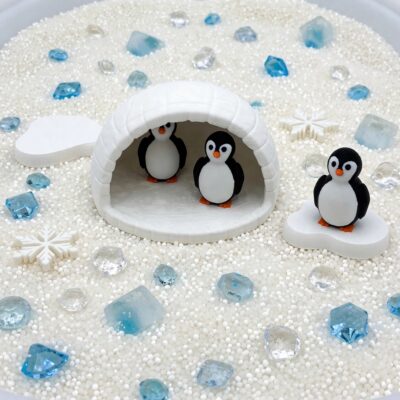 L’Igloo des petits explorateurs – Jeu sensoriel d’hiver
